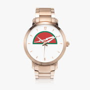 78th Infantry Division-46mm Automatic Steel Strap Gold Watch