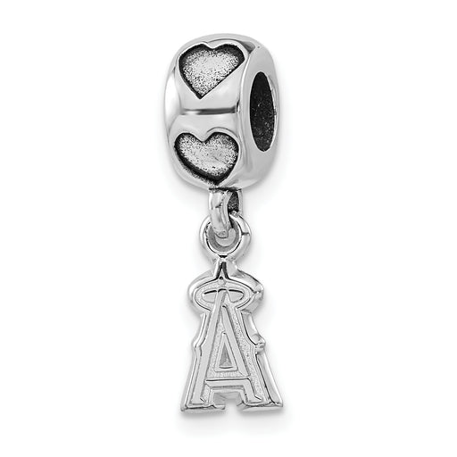 SSMLB Los Angeles Angels Logo Charm Dangle Heart Bead
