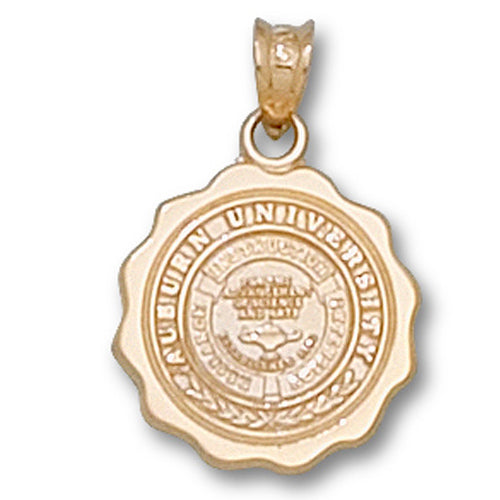 Auburn University Seal 10 kt Gold Pendant