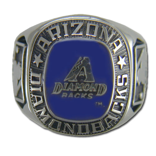 Arizona Diamondback Classic Silvertone Major League Baseball Ring