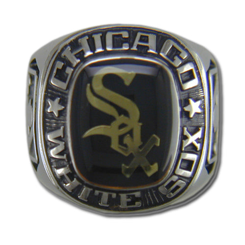 Chicago White Sox Classic Silvertone Major League Baseball Ring