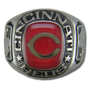 Cincinnati Reds Classic Silvertone Major League Baseball Ring