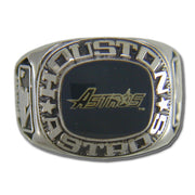 Houston Astros Classic Silvertone Major League Baseball Ring