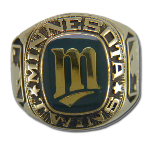 Minnesota Twins Classic Goldplated MLB Ring — Sports Jewelry Super Store