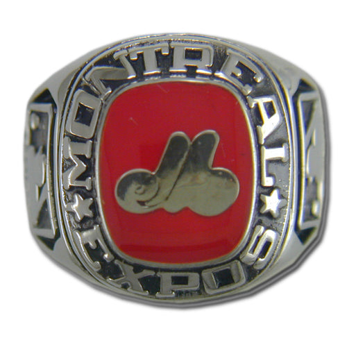 Montreal Expos Classic Silvertone Major League Baseball Ring