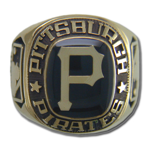 Pittsburgh Pirates Classic Goldplated MLB Ring — Sports Jewelry Super Store