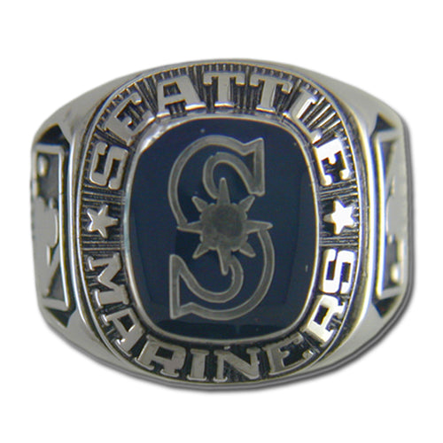 Seattle Mariners Classic Silvertone Major League Baseball Ring