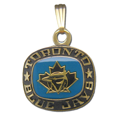 Toronto Blue Jays Goldtone Pendant with Enamel