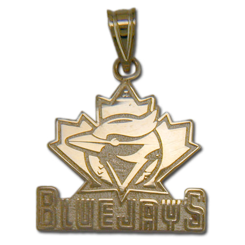 Toronto Blue Jays Logo 14 kt Gold Pendant