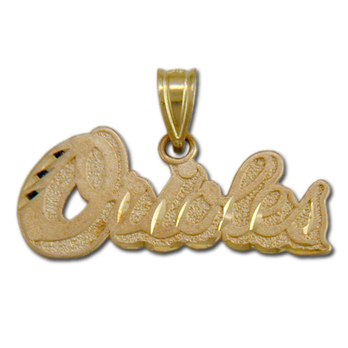 Baltimore Orioles ORIOLES 14 kt Gold Pendant