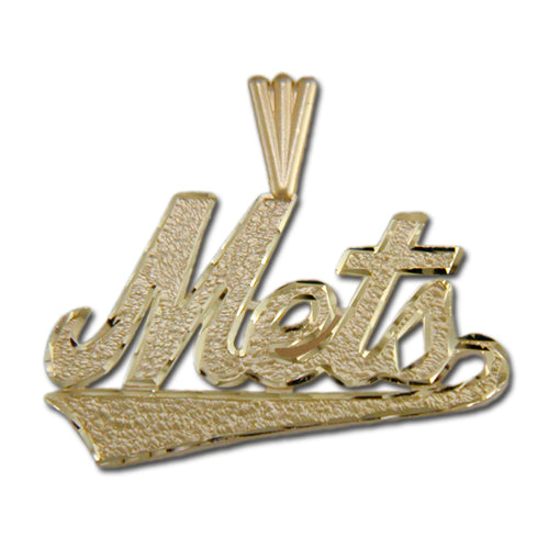 New York Mets METS 14 kt Gold Pendant