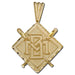 Milwaukee Brewers logo 14 kt Gold Pendant