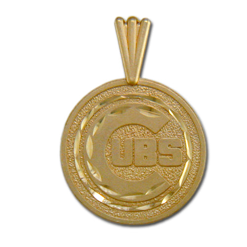 Chicago Cubs logo 14 kt Gold Pendant