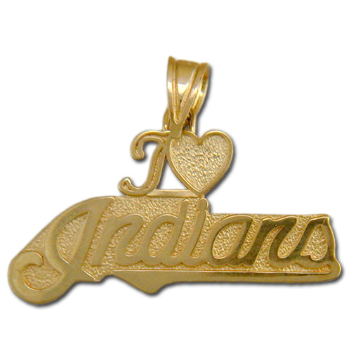 I Love Indians 14 kt Gold Pendant