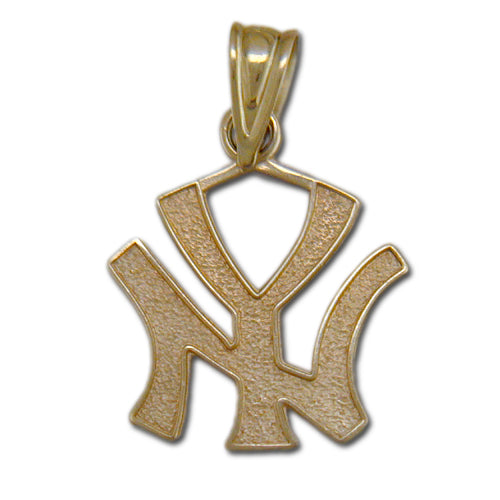 New York Yankees NY 14 kt Gold Pendant