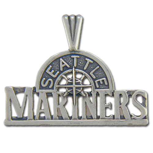 Seattle Mariners logo Silver Pendant