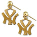 New York Yankees Post Earrings