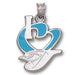 Toronto Blue Jays I Heart Logo with enamel Pendant