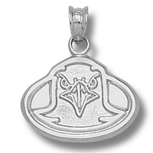 Boston College EAGLE FACE Silver Pendant