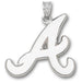 Atlanta Braves "A" Silver Pendant