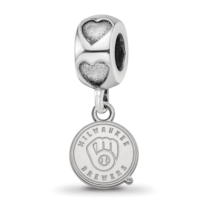  SS Milwaukee Brewers M Heart Bead