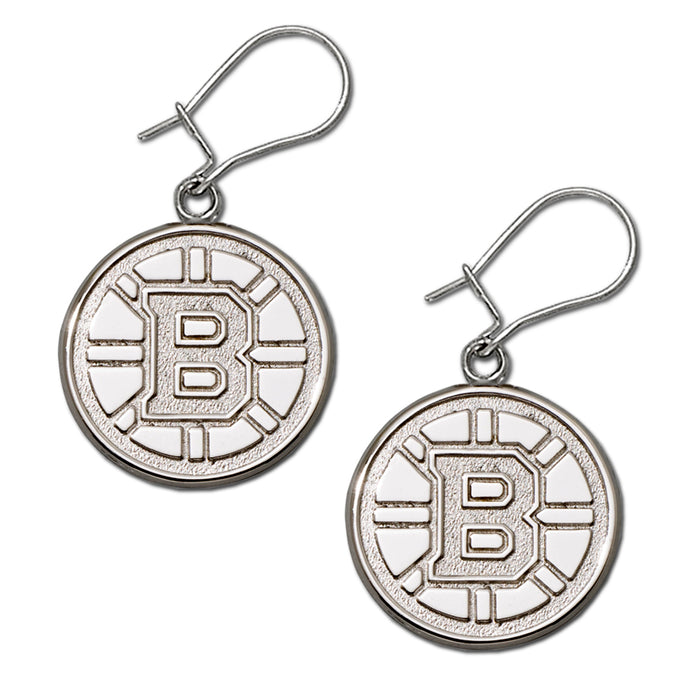 Boston Bruins B Logo Earrings