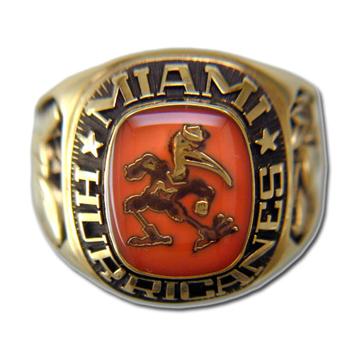 University of Miami Men's Large Classic Ring