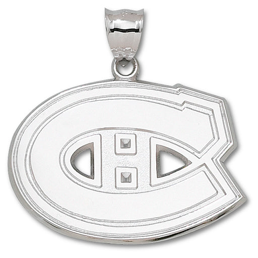 Montreal Canadiens "C" Logo Giant Silver Pendant