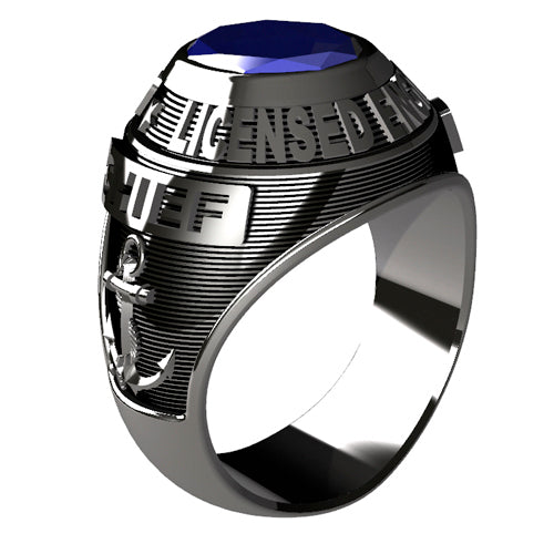 USCG Licensed Captain and Engineer Rings, Custom Designs Available ...
