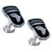 101st Airborne Division Sterling Silver Cufflinks with enamel