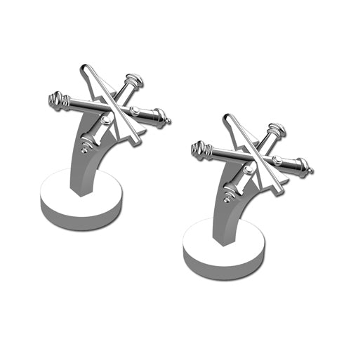 Air Defense Artillery Sterling Silver Cufflinks