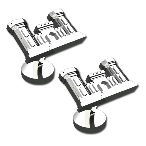 Combat Engineer Sterling Silver Cufflinks