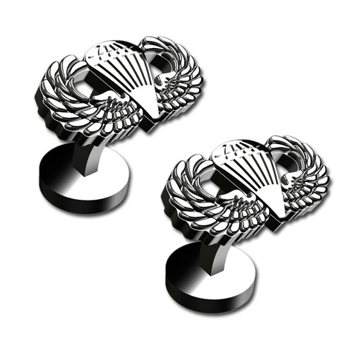 BASIC PARACHUTE Sterling Silver Cufflinks