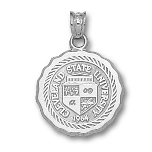Cleveland State University Seal Silver Pendant