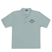 "Hole in One with Personalized Month and Year" - Cool Heather Golf shirt • 65% polyester, 35% cotton pique • Relaxed fit that runs large • Flat knit collar and cuffs