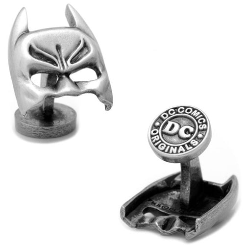 Silver Batman Mask Cufflinks