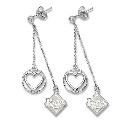 S/S TAMPA BAY RAYS BELOVED HEART EARRINGS