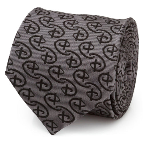 Disney Logo Gray Men's Tie