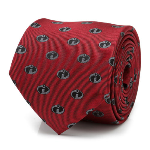 The Incredibles Logo Red Men's Tie