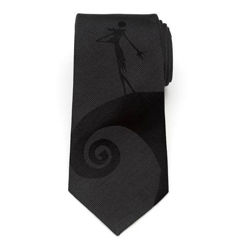 Jack Skellington Black Men's Tie