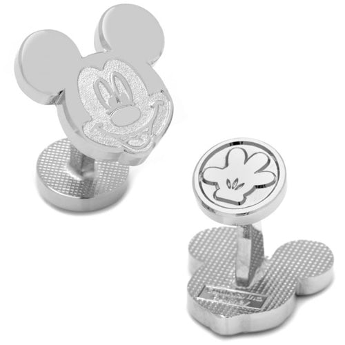 Silver Mickey Mouse Cufflinks