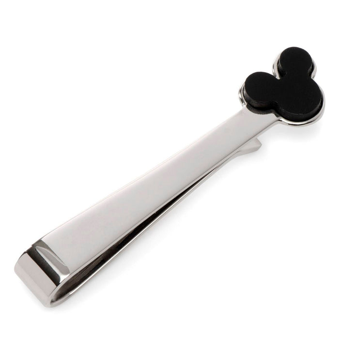 Mickey Mouse Onyx Stainless Steel Tie Bar