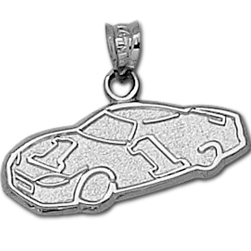 #1 NASCAR Car Sterling Silver Pendant