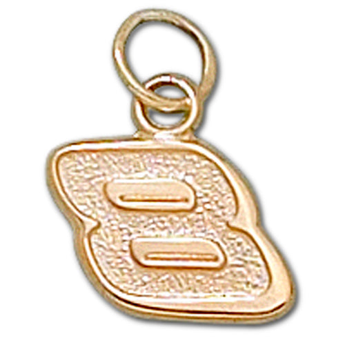 #8 NASCAR Driver 10 kt gold Pendant