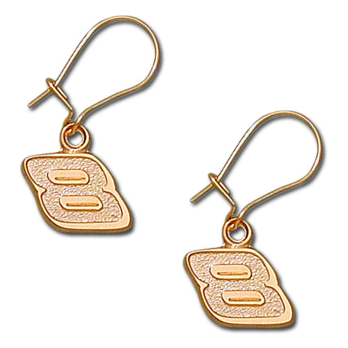 #8 NASCAR Driver 14 kt gold Earrings
