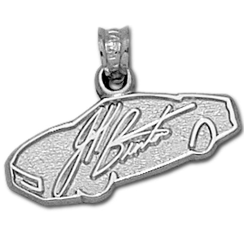 Jeff Burton Signature Car Sterling Silver Pendant