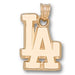 Los Angeles Dodgers "LA" 10 kt Gold Pendant