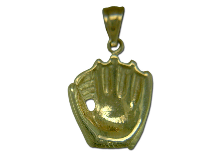 Baseball Glove 14 kt Gold Pendant