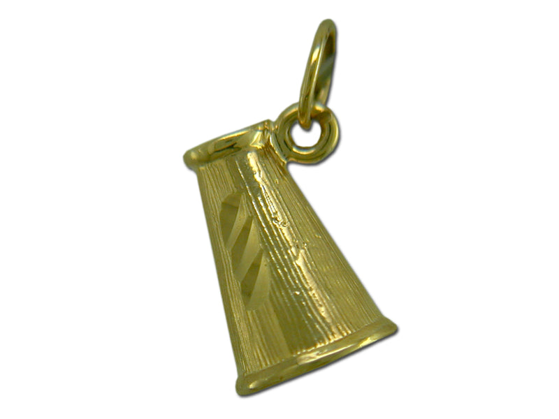 Megaphone 14 kt Gold Pendant