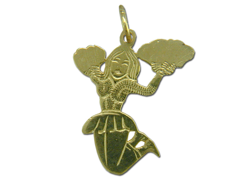 Cheerleader 14 kt Gold Pendant